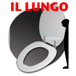 Il Lungo - elongated toilet seat