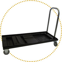 Chair Cart for HIGH BACK Folding Chairs