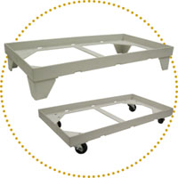 RG chair tray, pallet & dolly for FOLDING chairs